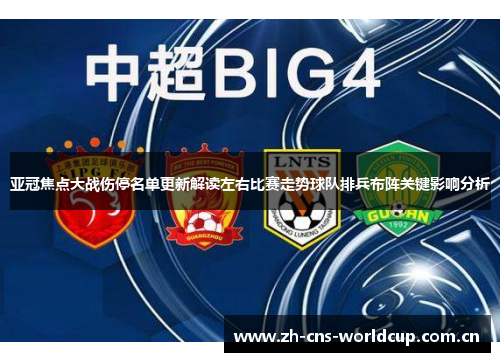 亚冠焦点大战伤停名单更新解读左右比赛走势球队排兵布阵关键影响分析 亚冠焦点大战伤停名单更新解读左右比赛走势球队排兵布阵关键影响分析